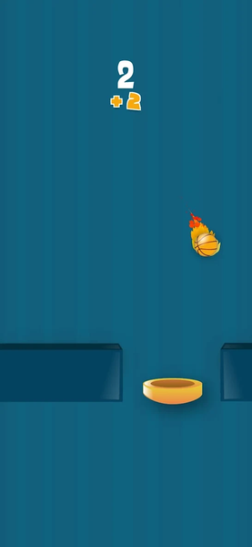 Fireball Dunk - Gameplay image of android game