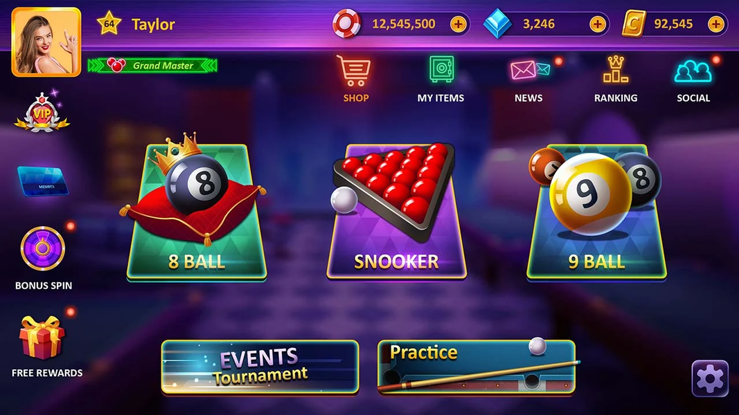 Sir Snooker: ۸ Ball & ۹ Ball - عکس بازی موبایلی اندروید