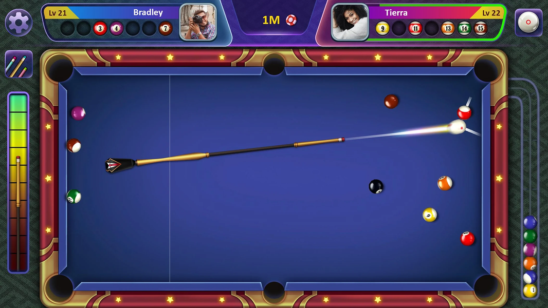 Sir Snooker: 8 Ball & 9 Ball - Gameplay image of android game