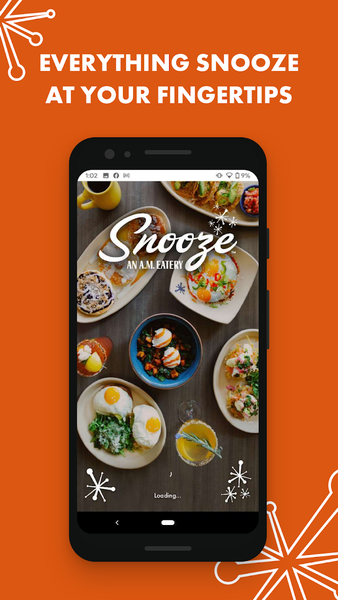 Snooze A.M. Eatery Mobile App - عکس برنامه موبایلی اندروید