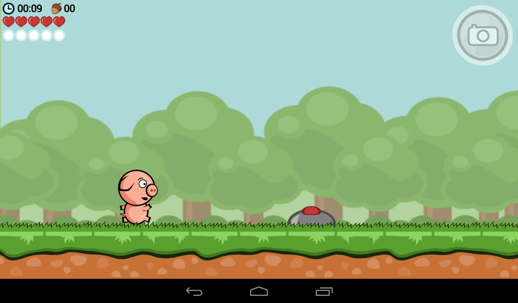 Crisp Bacon: Run Pig Run - Gameplay image of android game