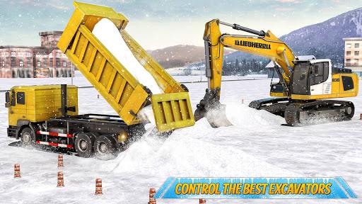 Snow Heavy Excavator Simulator - عکس بازی موبایلی اندروید