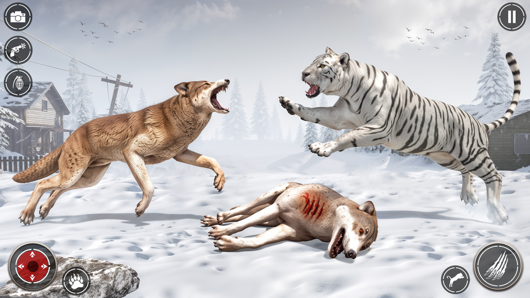 Snow Tiger Family Simulator ۳D - عکس بازی موبایلی اندروید