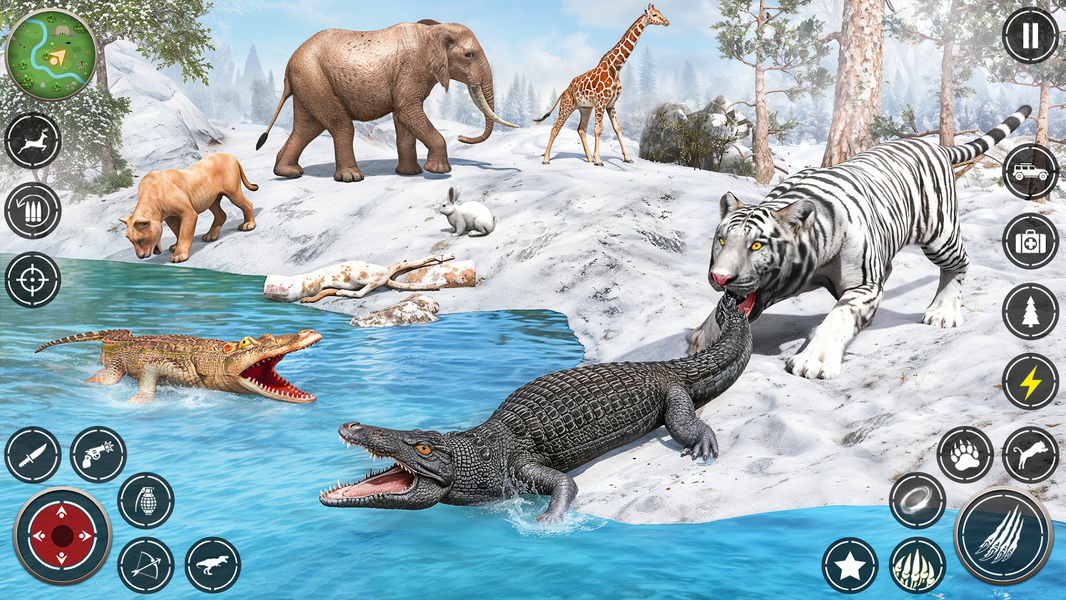 Snow Tiger Family Simulator ۳D - عکس بازی موبایلی اندروید