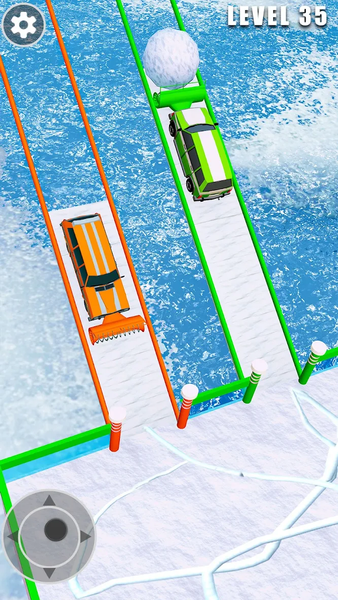 Snow Car Race! - عکس بازی موبایلی اندروید