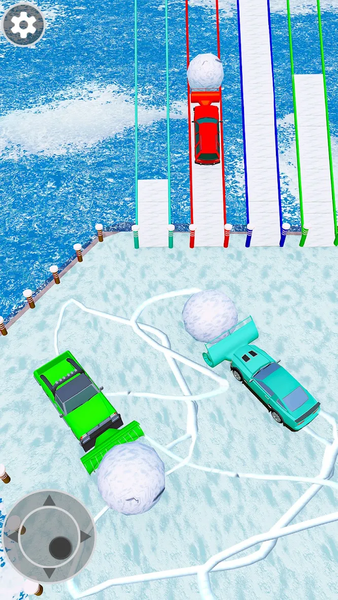 Snow Car Race! - عکس بازی موبایلی اندروید
