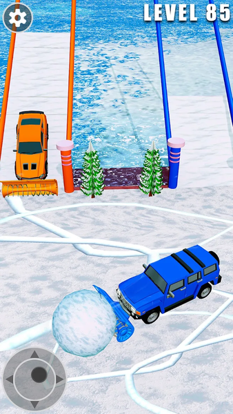 Snow Car Race! - عکس بازی موبایلی اندروید