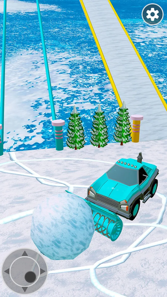Snow Car Race! - عکس بازی موبایلی اندروید