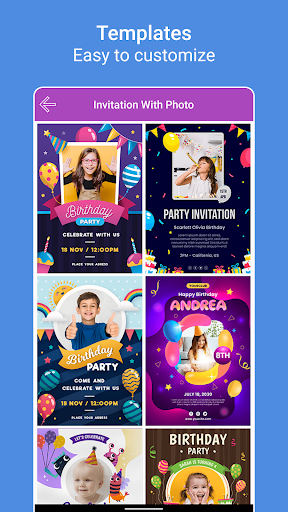 Birthday Greeting Cards Maker - Image screenshot of android app