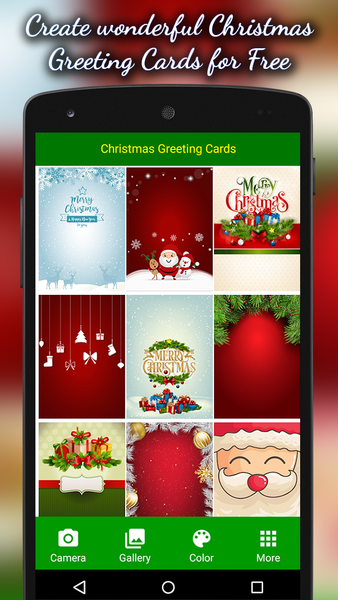 Christmas Greeting Cards - Image screenshot of android app