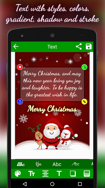 Christmas Greeting Cards - Image screenshot of android app