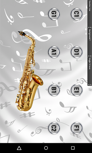 Virtual Saxophone - Image screenshot of android app