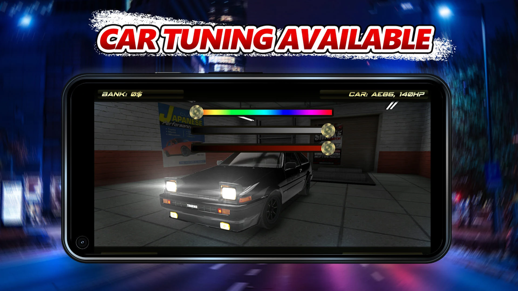 SNR Street Drift Racing - Gameplay image of android game