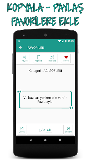 Güzel Sözler - Durum Sözleri - عکس برنامه موبایلی اندروید