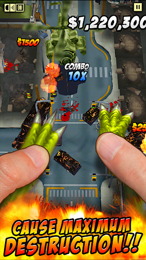 ThumbZilla - Gameplay image of android game