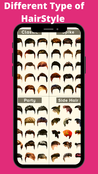 Man Hairstyle Photo Editor - عکس برنامه موبایلی اندروید