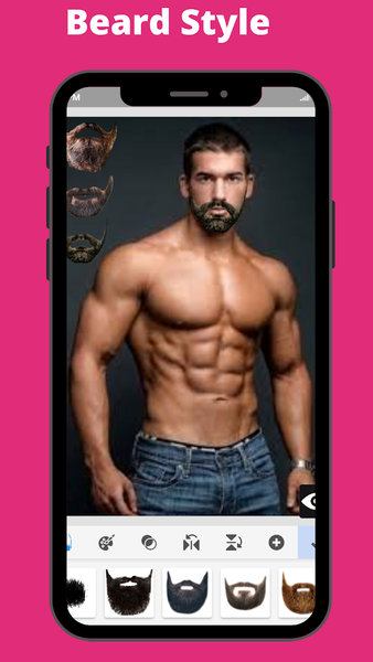 Man Hairstyle Photo Editor - عکس برنامه موبایلی اندروید
