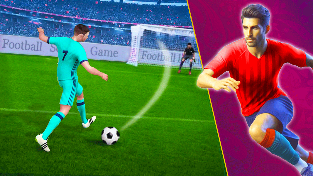 Football Kicks Penalty Game - Gameplay image of android game