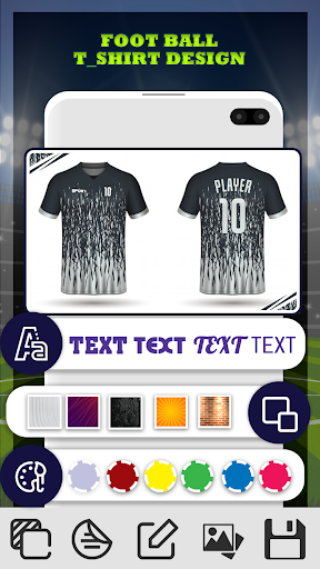 Football Jersey Maker- T Shirt - Image screenshot of android app