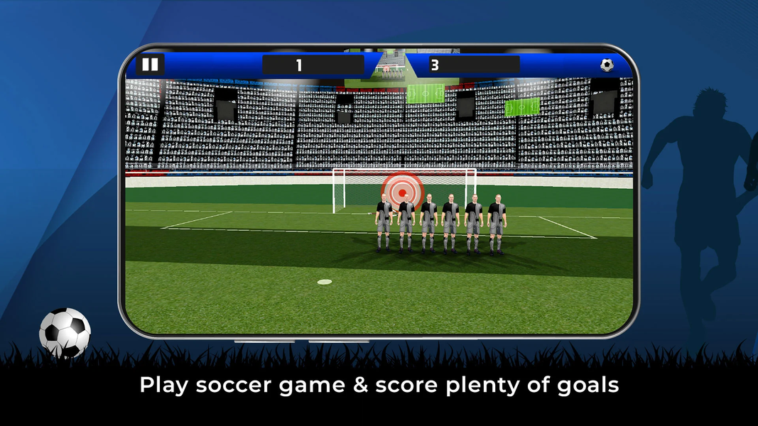 Soccer Kick Mobile League - Gameplay image of android game