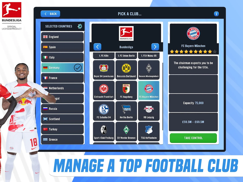 Soccer Manager ۲۰۲۳ - Football - عکس بازی موبایلی اندروید