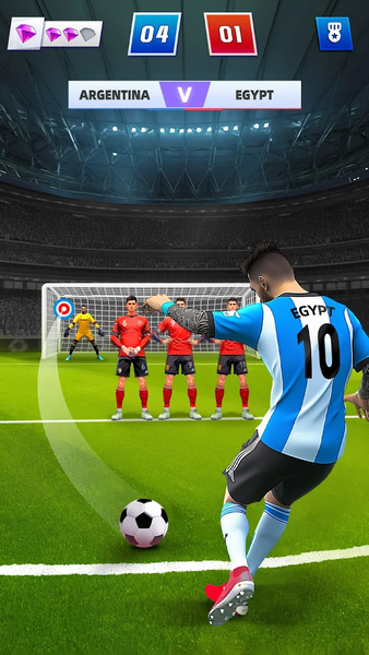 Soccer Master Simulator 3D - Gameplay image of android game