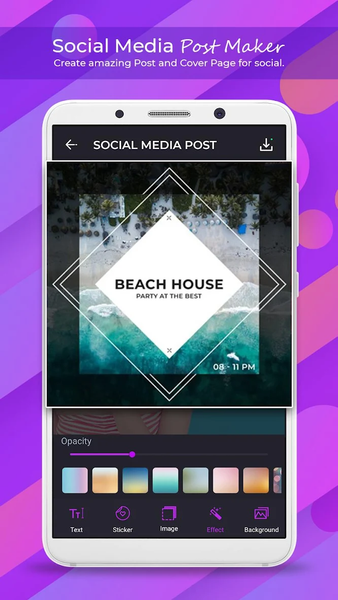 Social Media Post Maker - Image screenshot of android app