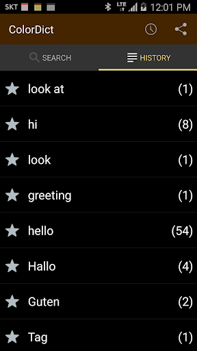 ColorDict Dictionary - Image screenshot of android app