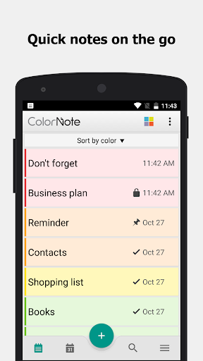ColorNote Notepad Notes - عکس برنامه موبایلی اندروید