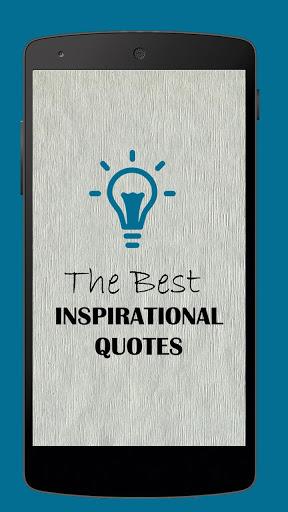 The Best Inspirational Quotes - Image screenshot of android app