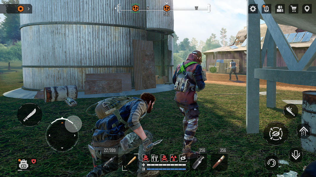 Lost Future: Zombie Survival - Gameplay image of android game