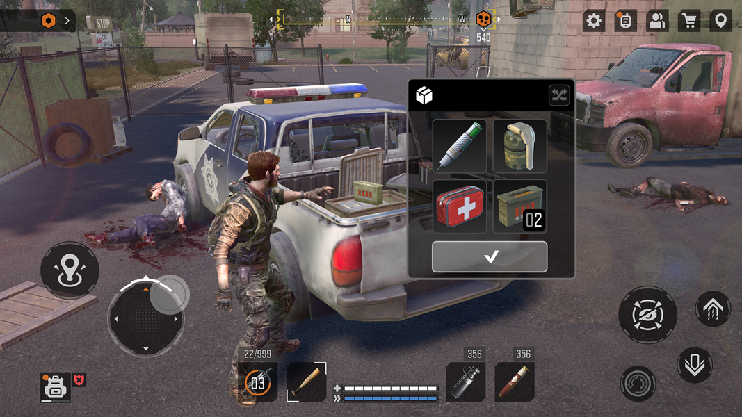 Lost Future: Zombie Survival - Gameplay image of android game