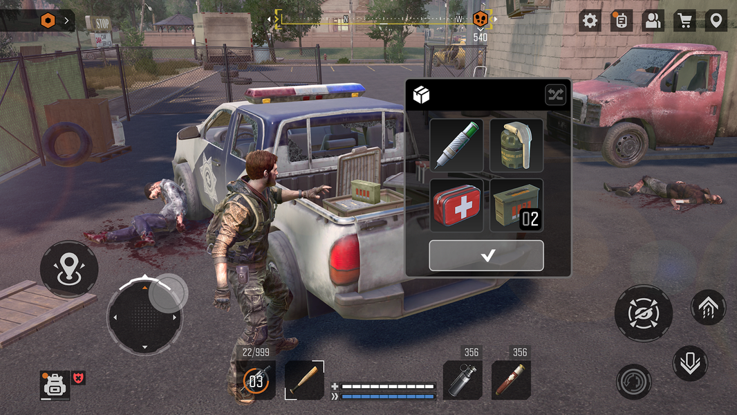 Lost Future: Zombie Survival - Gameplay image of android game