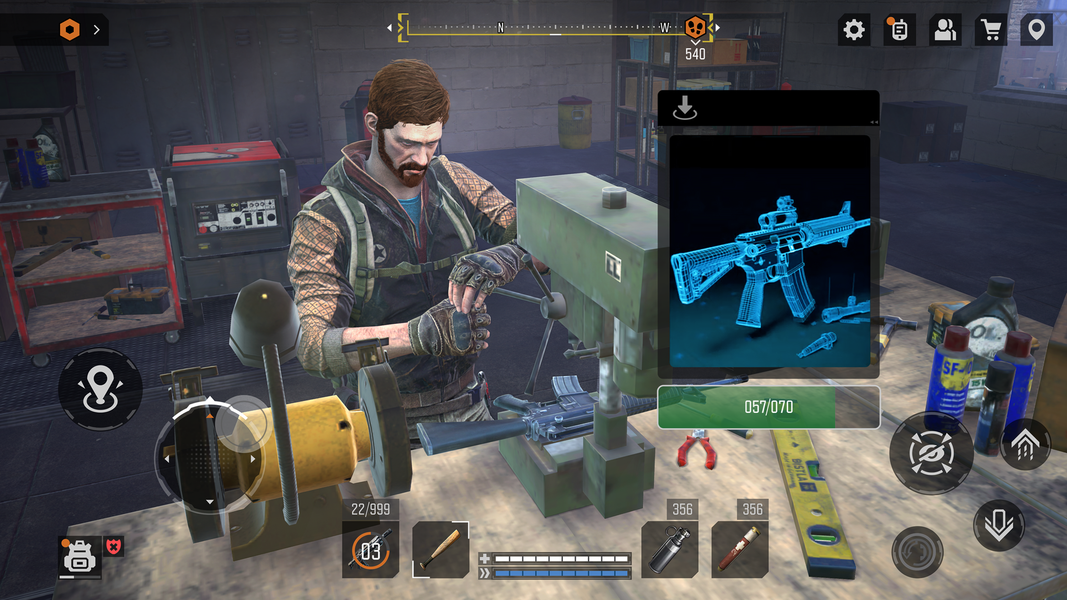 Lost Future: Zombie Survival - Gameplay image of android game