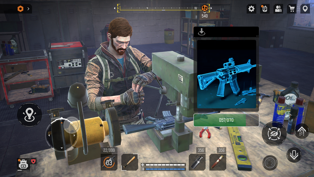 Lost Future: Zombie Survival - Gameplay image of android game