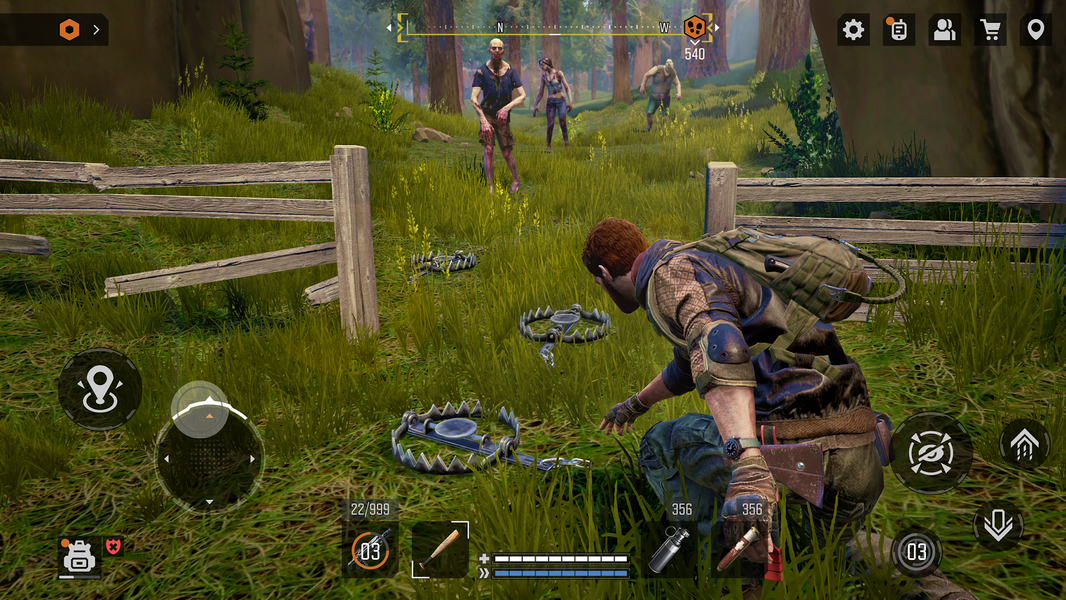 Lost Future: Zombie Survival - Gameplay image of android game
