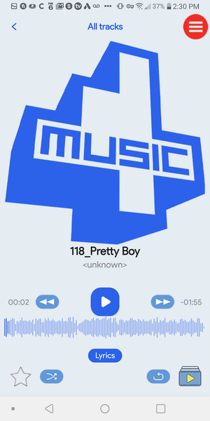 2021 Music Player Pro - Image screenshot of android app