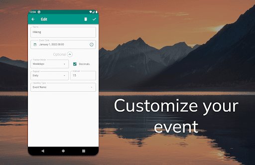 Countdown Time - Event Widget - Image screenshot of android app