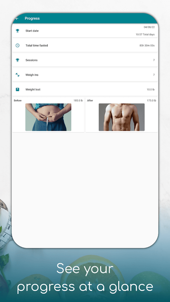 Fasting Time Intermittent Diet - Image screenshot of android app