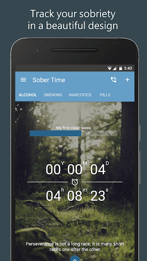 Sober Time - Sober Day Counter - عکس برنامه موبایلی اندروید