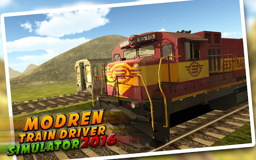 Modern Train Drive Sim 2016 - عکس بازی موبایلی اندروید