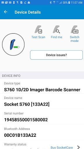 Socket Mobile Companion - عکس برنامه موبایلی اندروید