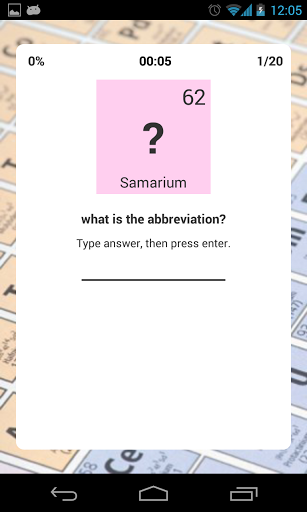 Periodic Table - جدول تناوبی - عکس برنامه موبایلی اندروید
