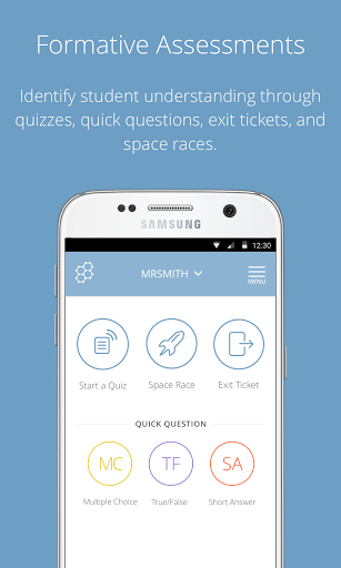 Socrative Teacher - Image screenshot of android app