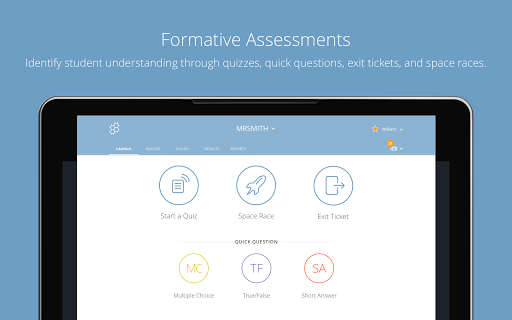 Socrative Teacher - Image screenshot of android app