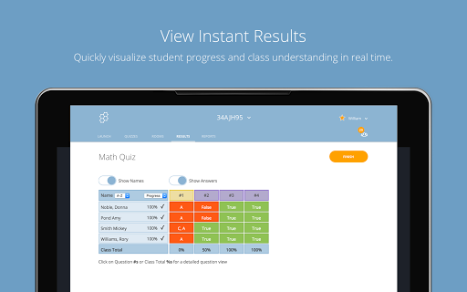 Socrative Teacher - Image screenshot of android app
