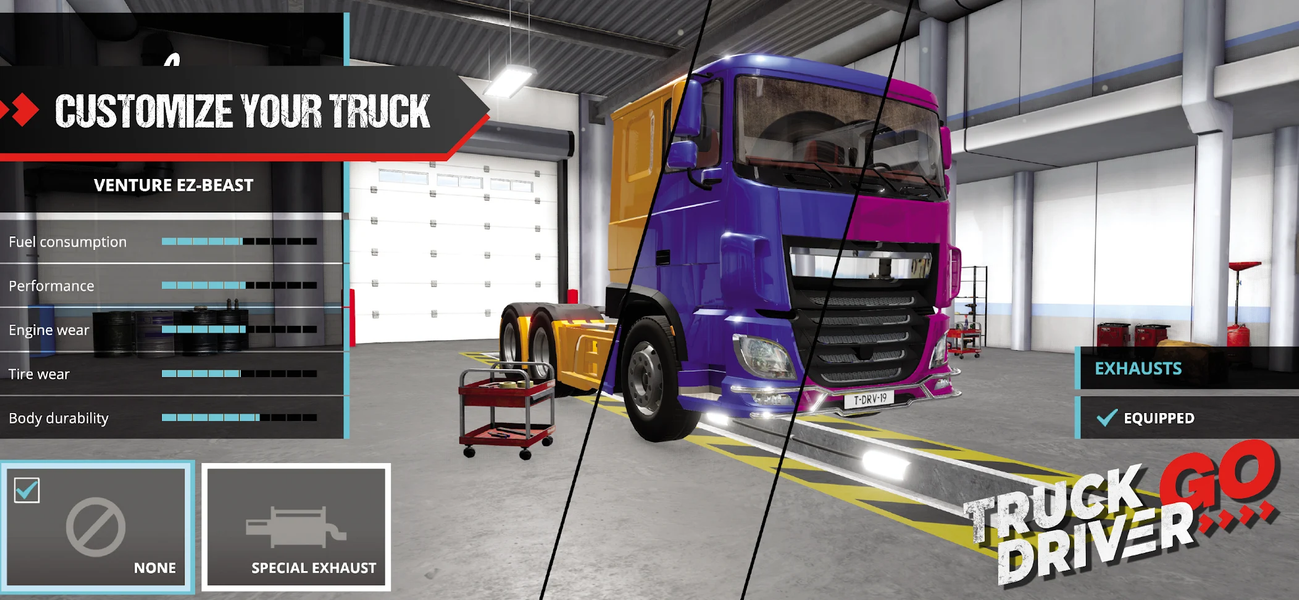 Truck Driver GO - عکس بازی موبایلی اندروید