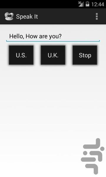 Speak It - Image screenshot of android app