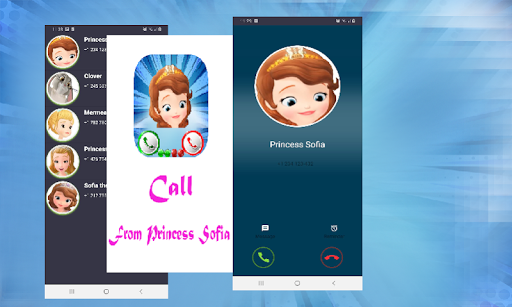 Call Simulator from Princess Sofia - عکس برنامه موبایلی اندروید