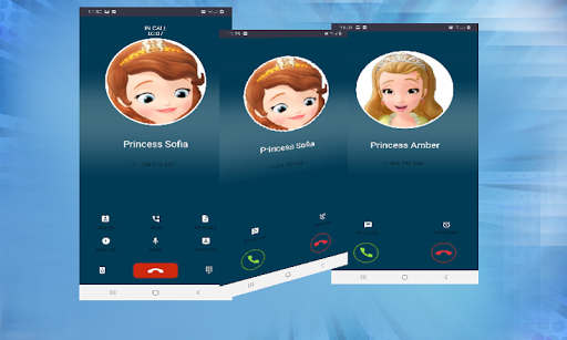 Call Simulator from Princess Sofia - Image screenshot of android app